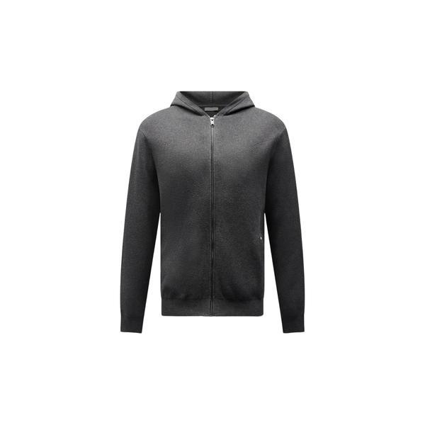 Peckham Rye Milano Knit Hoodie Charcoal