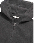 Peckham Rye Milano Knit Hoodie Charcoal