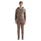 Milano Knit Zip Hoodie in Iron