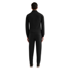 Peckham Rye Jersey Interlock Zip Funnel Sweat Black