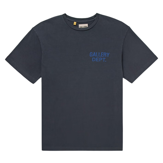 GALLERY DEPT. Logo-Print Cotton-Jersey T-Shirt Navy