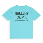 GALLERY DEPT. Logo-Print Cotton-Jersey T-Shirt Light Teal
