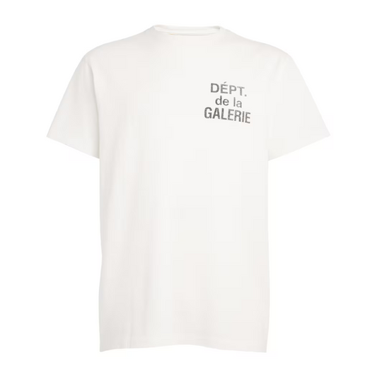 GALLERY DEPT. Logo-Print Cotton-Jersey T-Shirt White