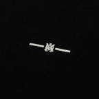 AMIRI MICRO MA BAR LOGO HOODIE BLACK