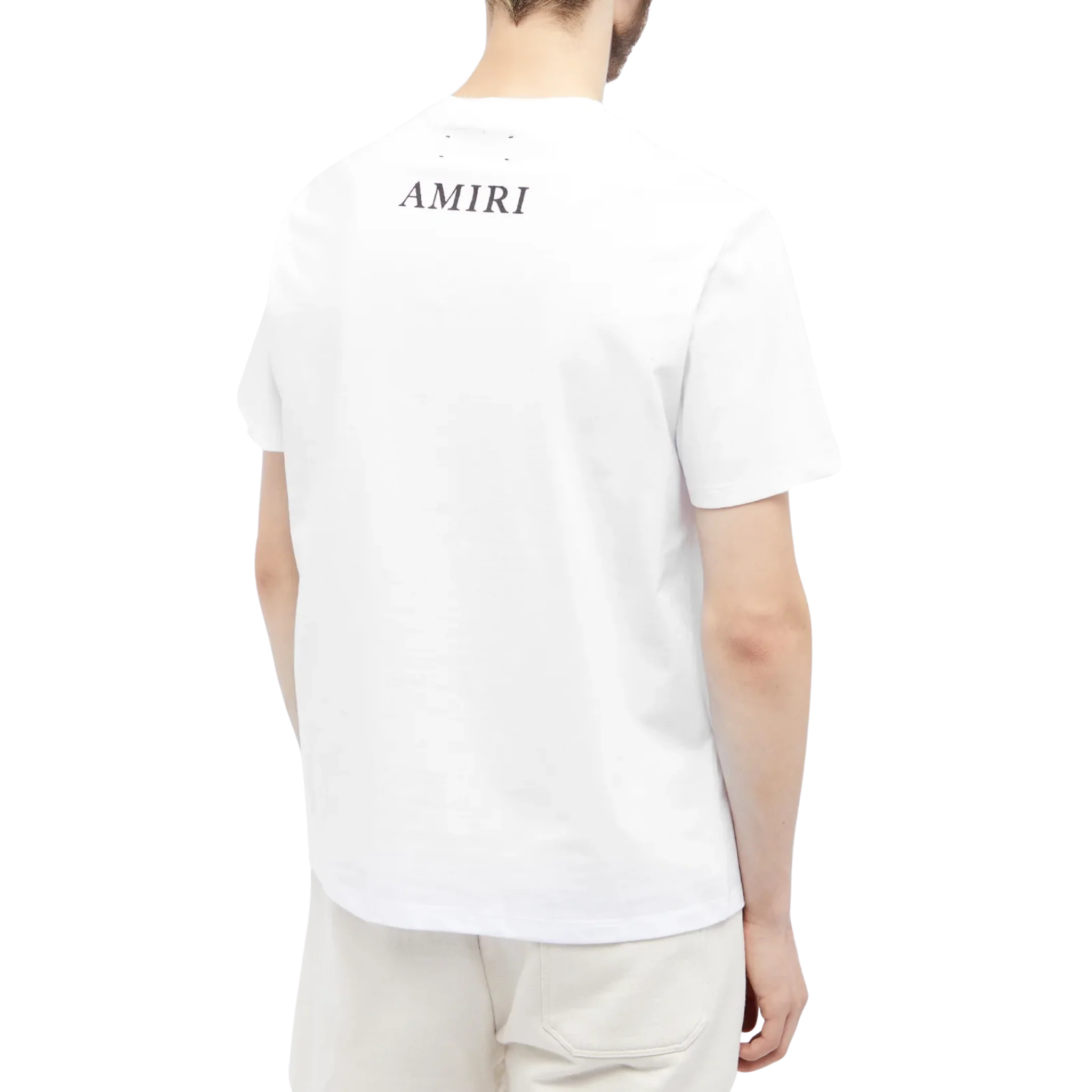 AMIRI MICRO MA BAR TEE WHITE