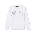 AMIRI SUN LONG SLEEVE TEE WHITE