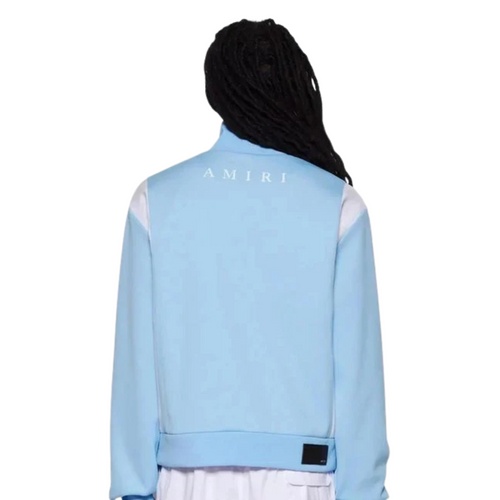 AMIRI ALWAYS ON POINT TRACK JACKET LIGHT BLUE