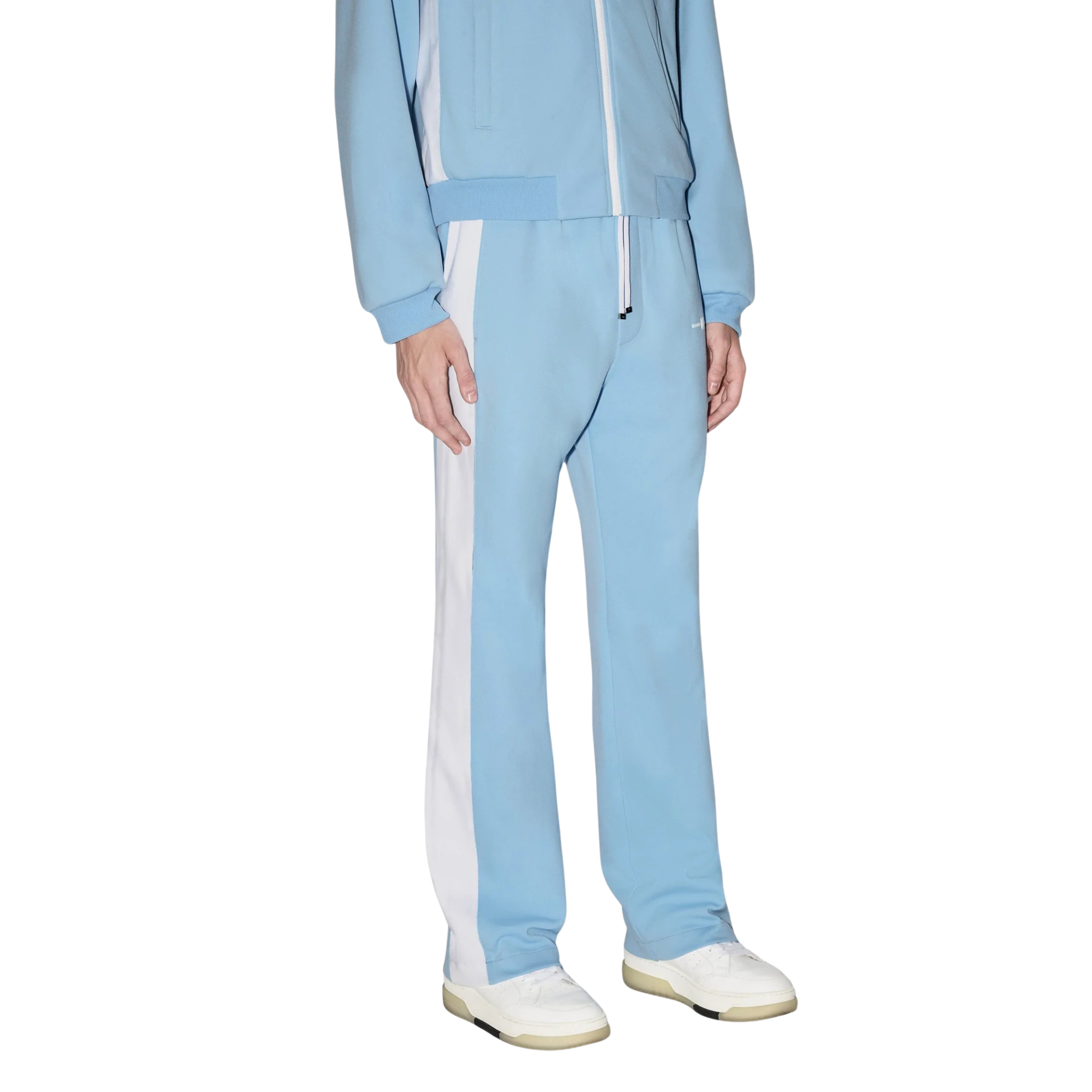 AMIRI ALWAYS ON POINT TRACK PANTS LIGHT BLUE