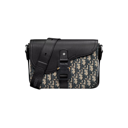 Dior Saddle Flap Messenger Bag Beige