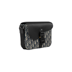 Dior Saddle Flap Messenger Bag Beige