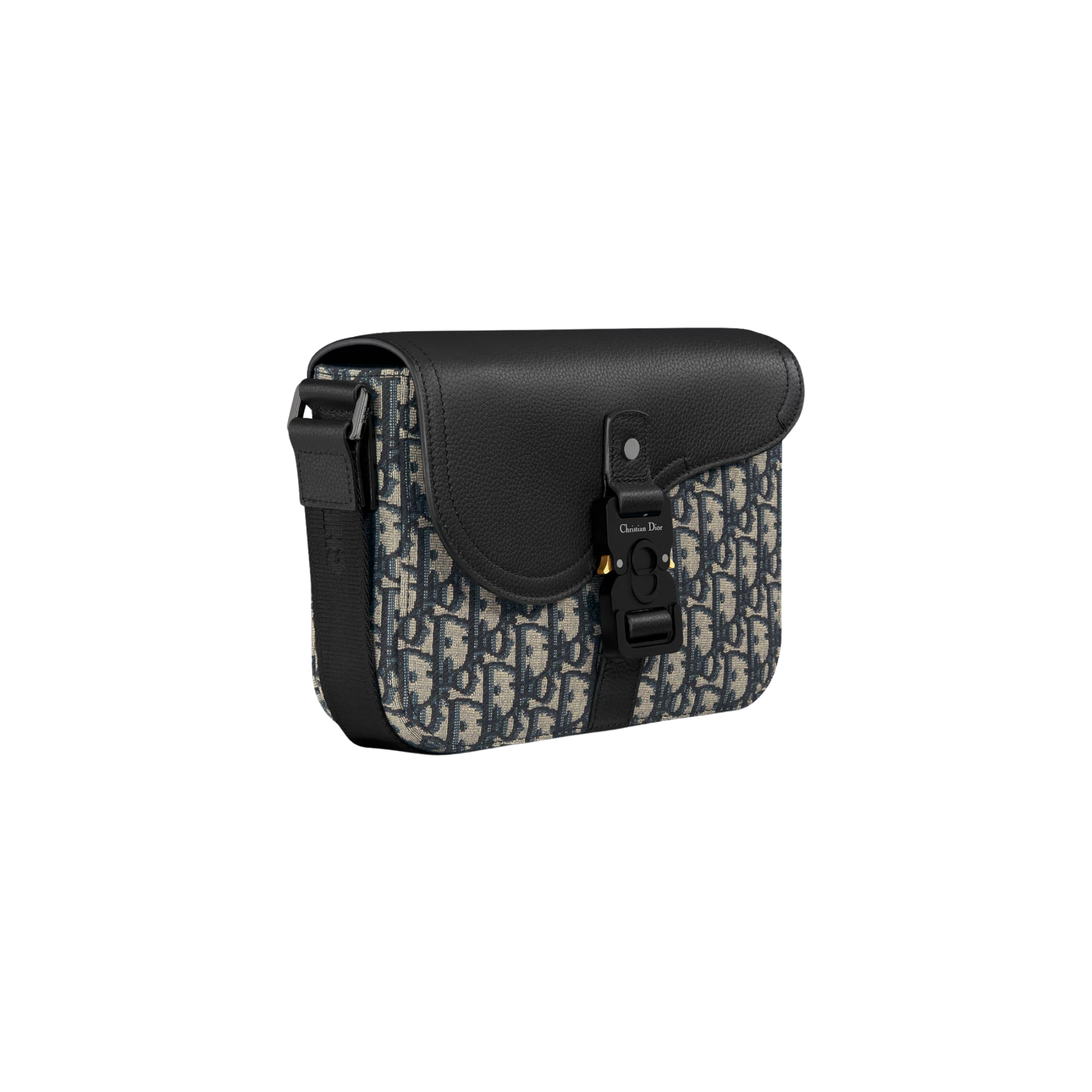 Dior Saddle Flap Messenger Bag Beige
