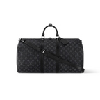 Louis Vuitton Keepall 55 Black Monogram