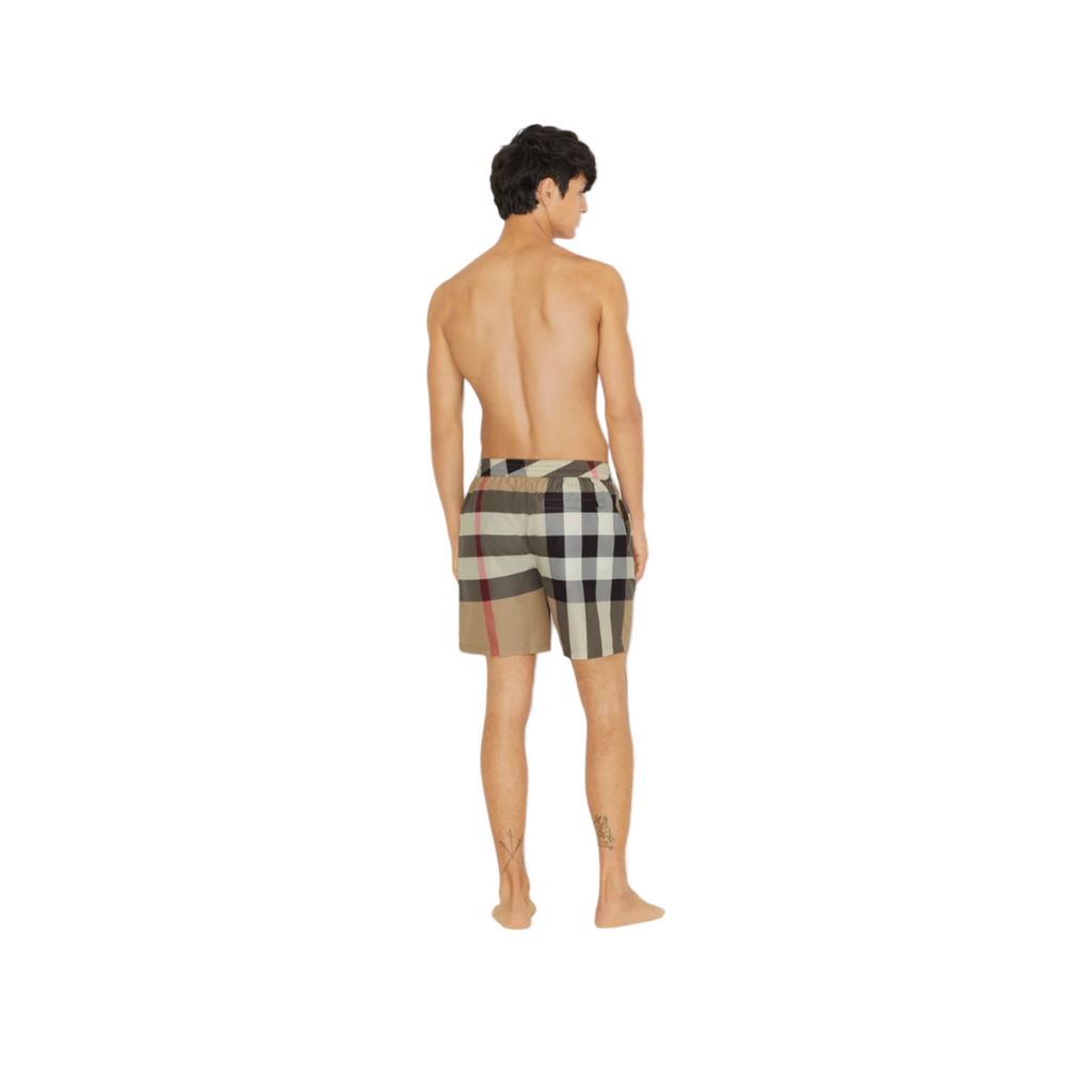 Burberry Check Swim Shorts Archive Beige
