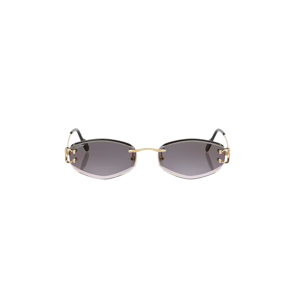 Cartier CT0467S – Gold Frame with Grey Gradient Lenses