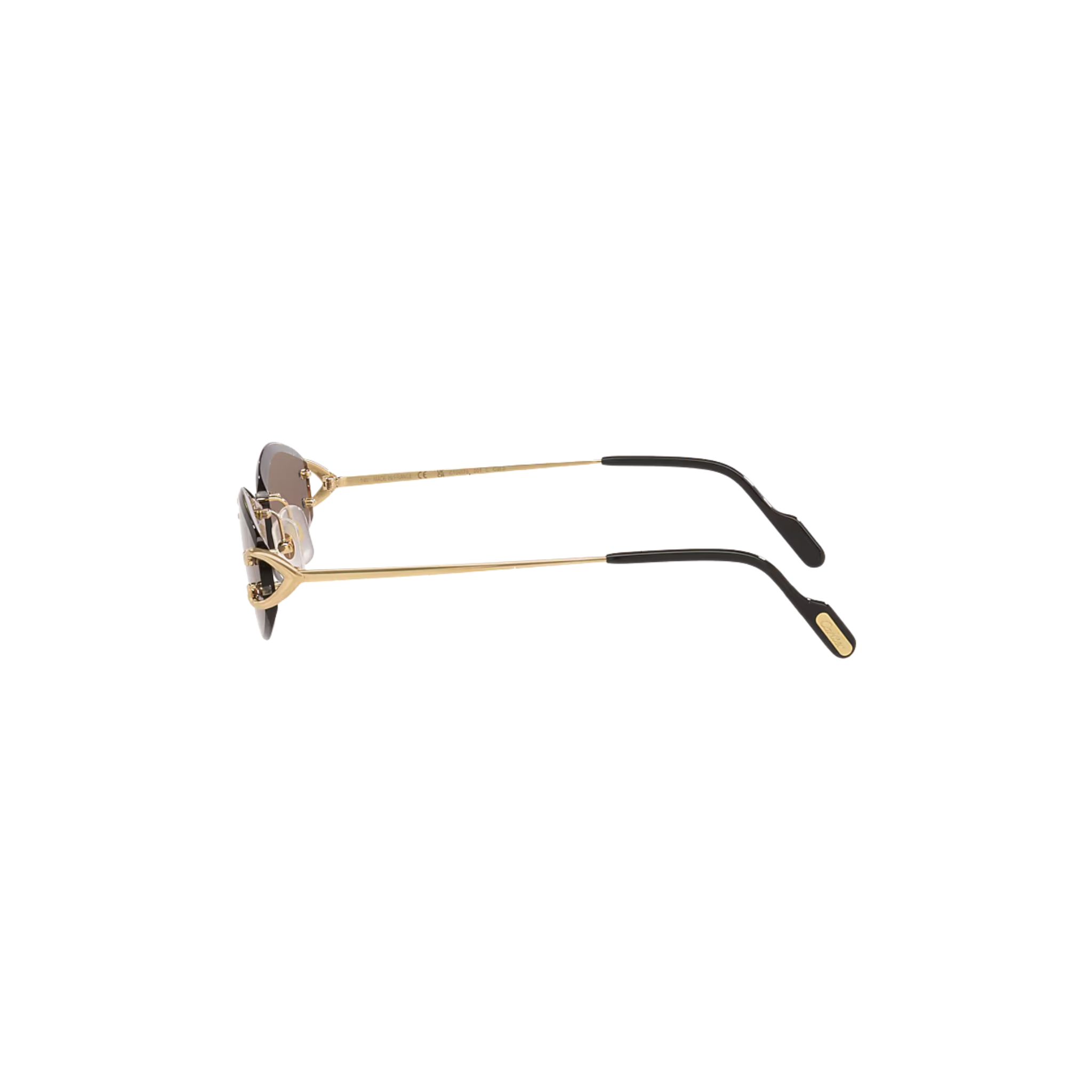 Cartier CT0467S – Gold Frame with Grey Gradient Lenses