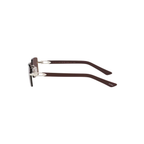 Cartier CT0579S – Signature C Rimless Sunglasses, Silver Frame with Black Lenses