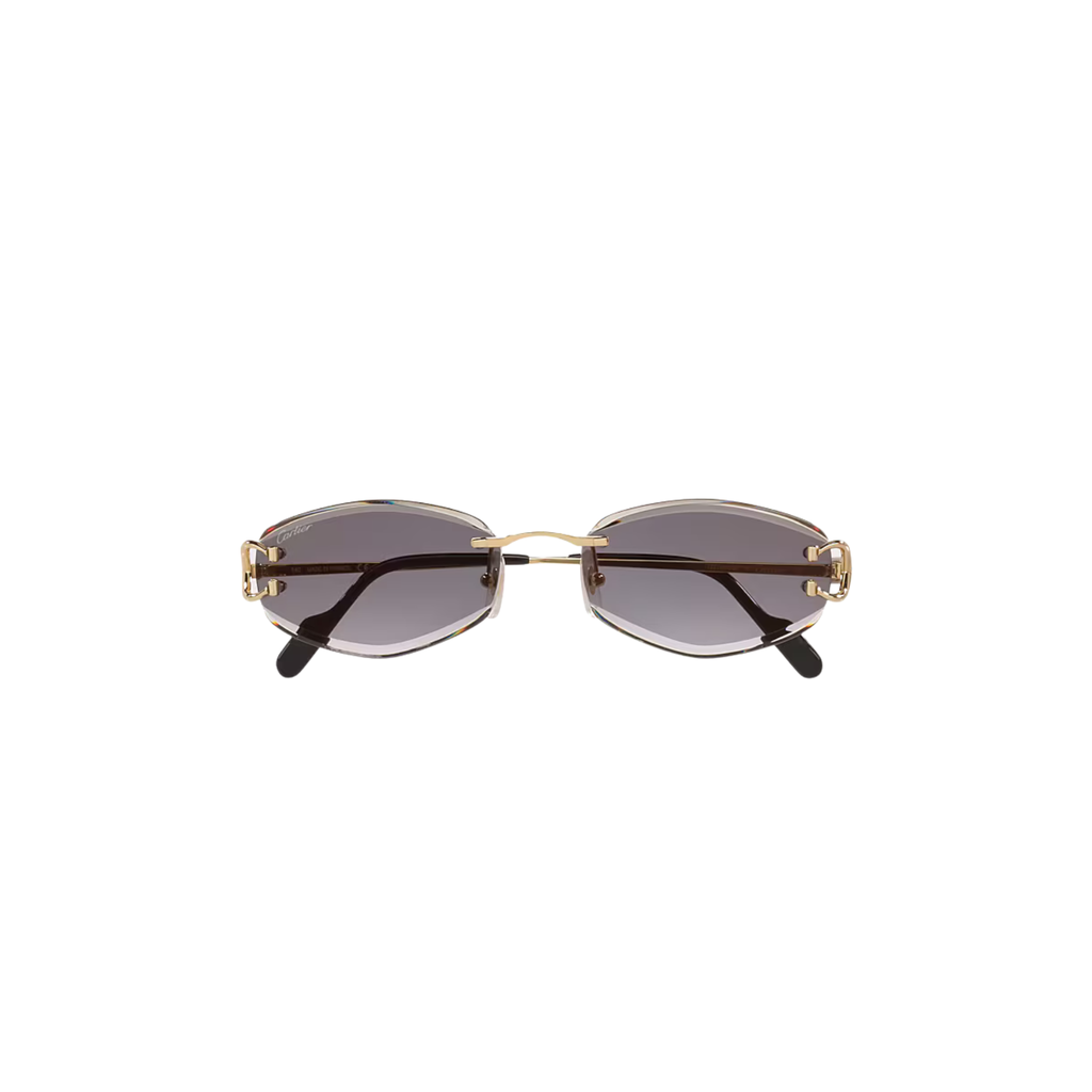 Cartier CT0467S – Gold Frame with Grey Gradient Lenses