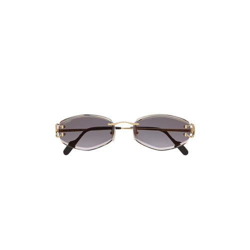 Cartier CT0467S – Gold Frame with Grey Gradient Lenses