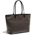 Front side view of Goyard Artois PM Bag Black ARTOISPMLTY01CL01P