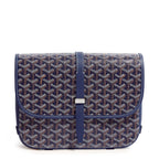 Goyard Goyardine Belvedere II Navy Blue MM Messenger Bag