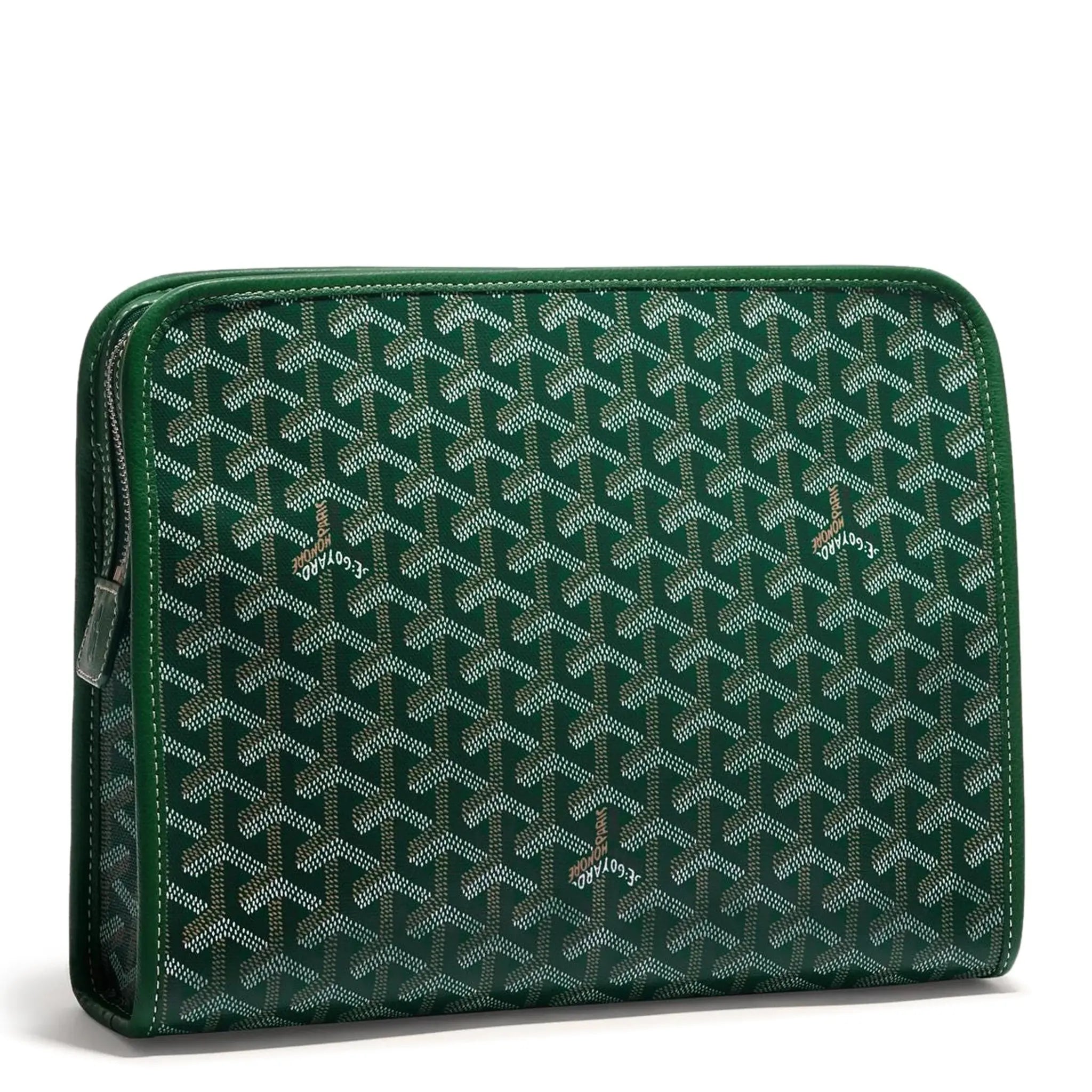 Back view of Goyard Jouvence GM Green Washbag JOUVENGMLTY09CL09P