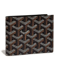 Front view of Goyard Saint-Florentin Black Wallet STFLO2PMLTY01CL01P
