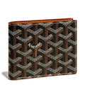 Front view of Goyard Saint-Florentin Black/Tan Wallet STFLO2PMLTY01CL03P