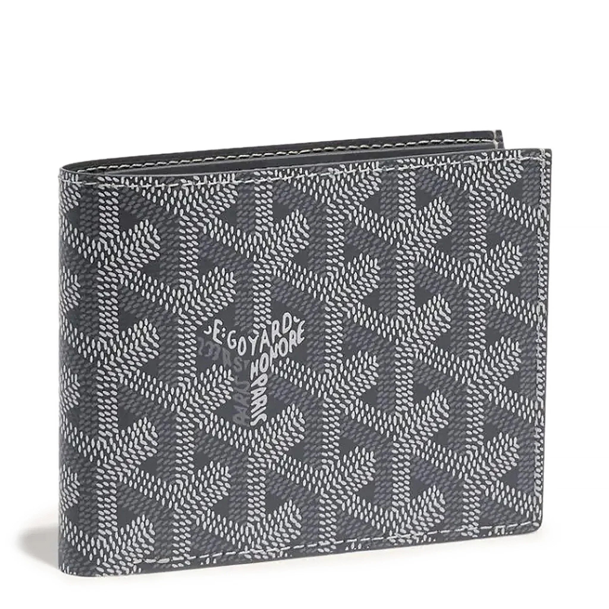 Front view of Goyard Saint-Florentin Grey Wallet STFLO2PMLTY51CL51P