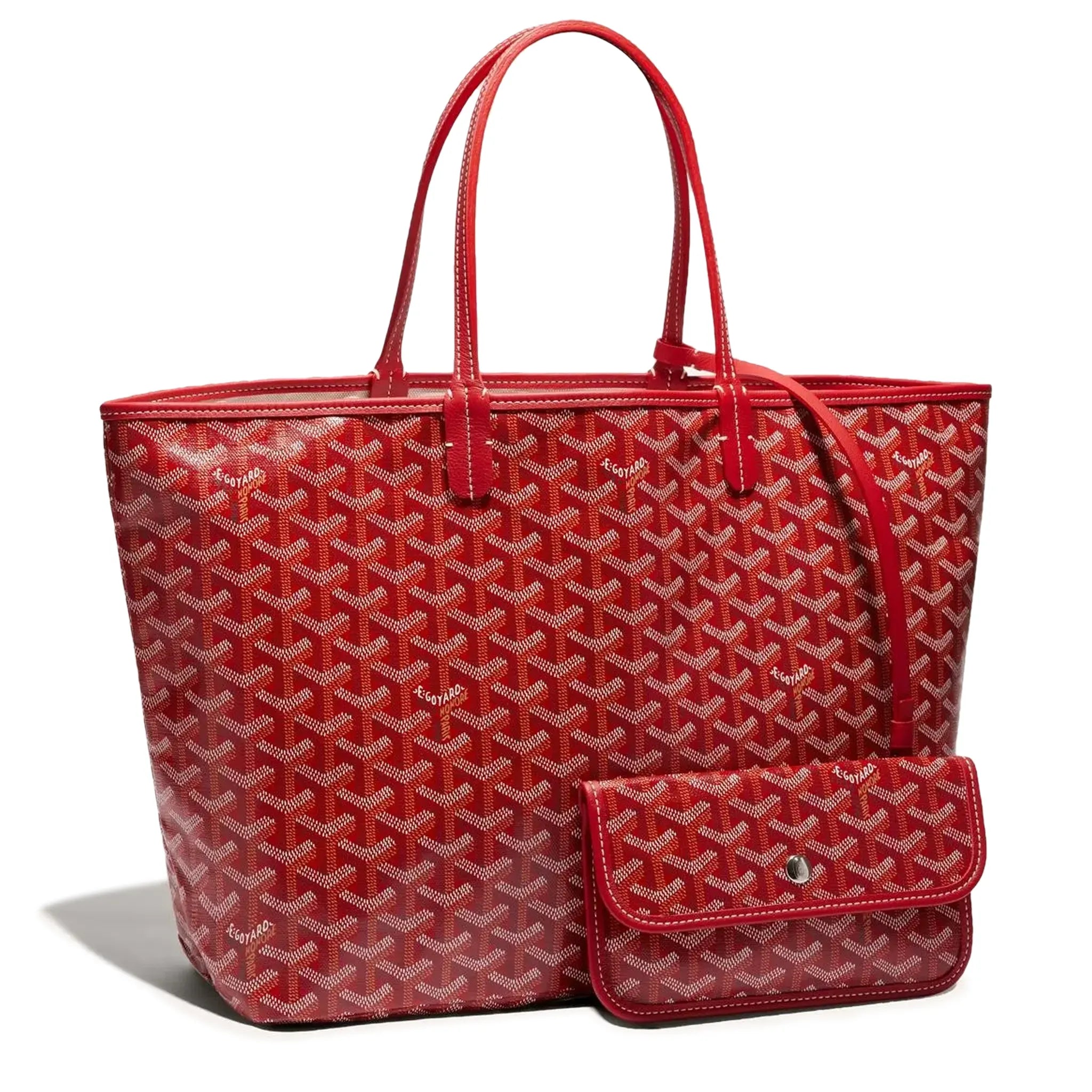 Pair view of Goyard Saint Louis PM Tote Bag Red STLOUIPMLTY02CL02P