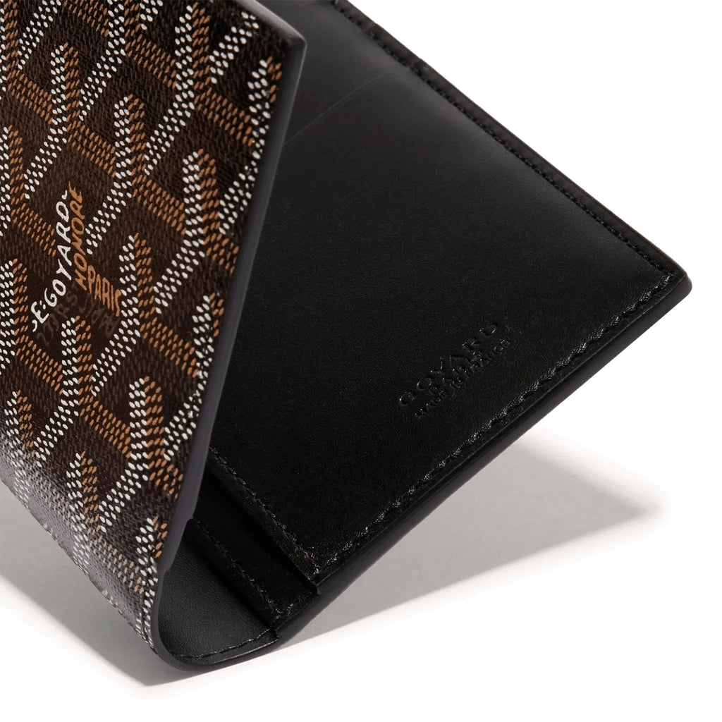 Detail view of Goyard Saint-Roch Wallet Black STROC2PMLTY01CL01X