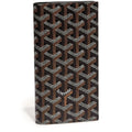 Front view of Goyard Saint-Roch Wallet Black STROC2PMLTY01CL01X