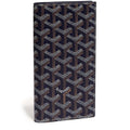 Front view of Goyard Saint-Roch Wallet Navy Blue STROC2PMLTY12CL12X