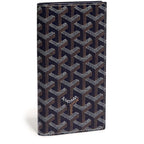 Front view of Goyard Saint-Roch Wallet Navy Blue STROC2PMLTY12CL12X