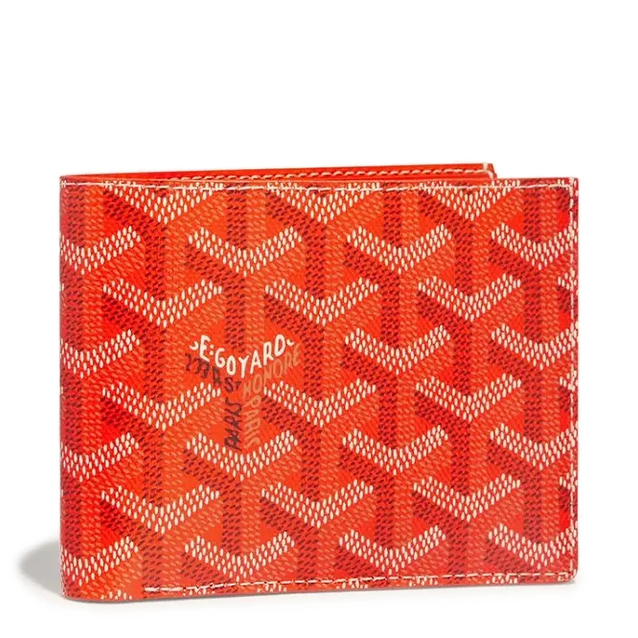 Front view of Goyard Victoire Orange Wallet VICTO8PMLTY07CL07X