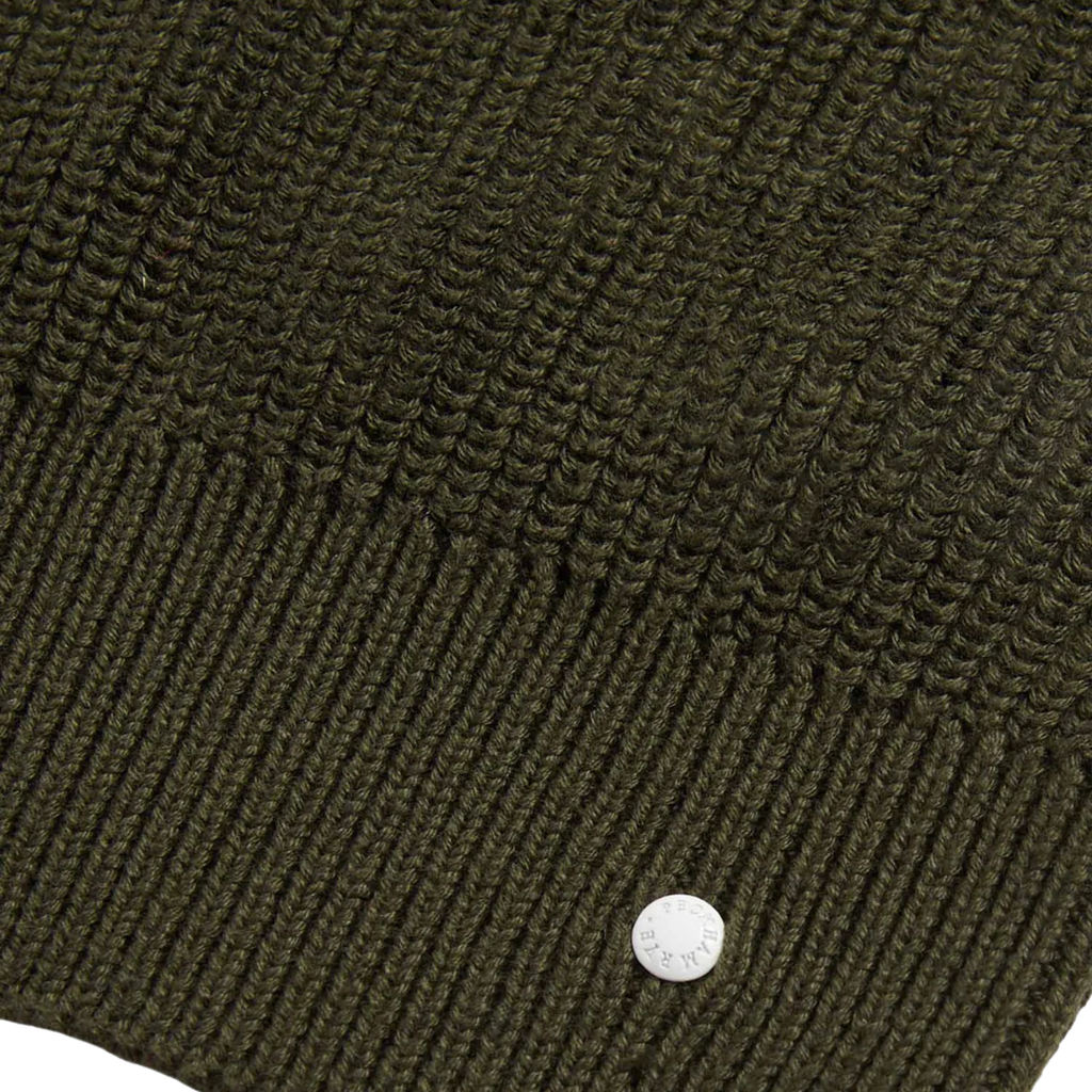 Peckham Rye Cotton Knit Funnel-Neck Zip Cardigan Rosin