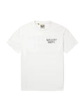 Gallery Dept Logo Print Cotton T Shirt White