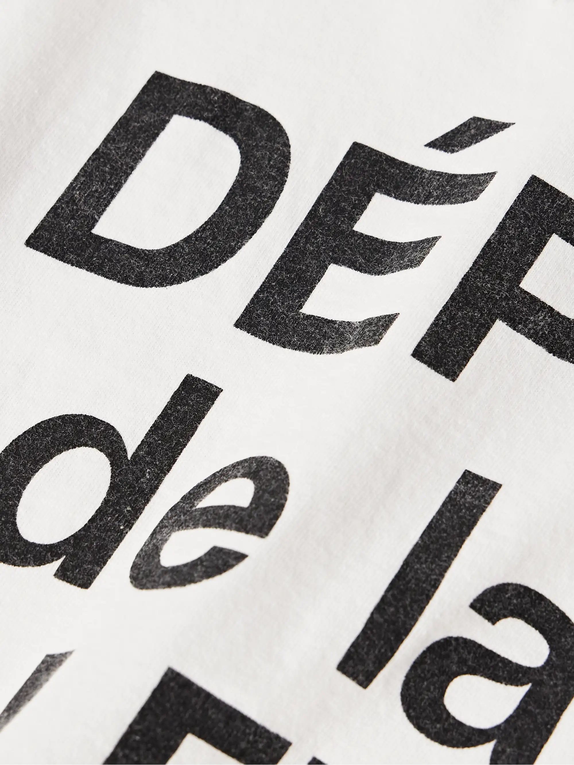 Gallery Dept Logo Print French Cotton T Shirt White